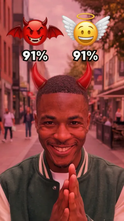 Angel or Devil AI Filter · Devil Wins