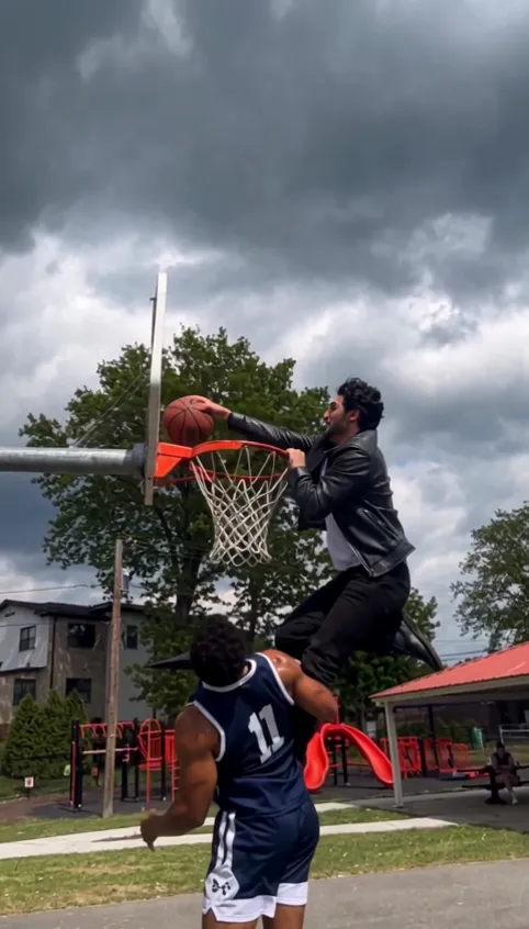 Basketball Middle Finger AI · Park Court