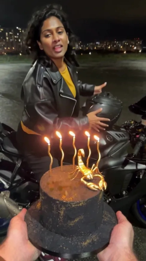 Biker Birthday Cake AI · Waterfront