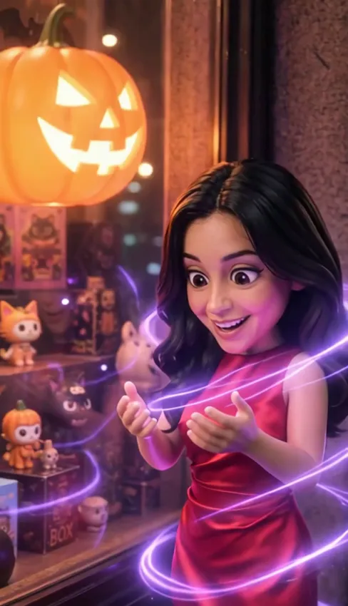 Halloween Blind Box AI · Witch Figure