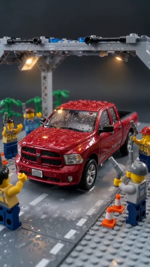 AI Car Spa (Lego trend): your video