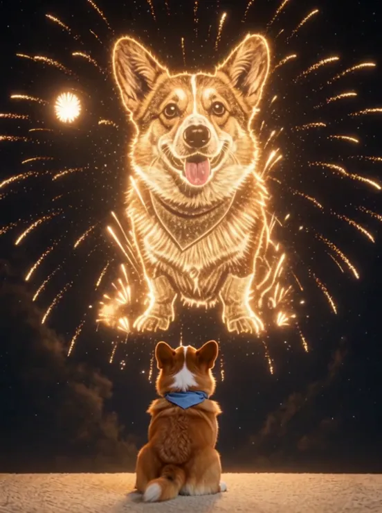 Skyburst Portrait AI · Night Sky