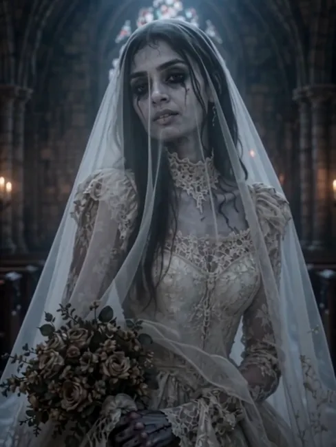 Zombie Bride AI · Gothic Chapel