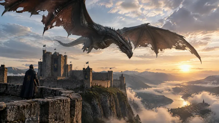 Dragon flyover
